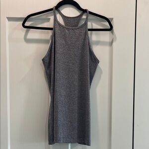 lululemon heathered gray Women's RacerbackTank Top, Size 10